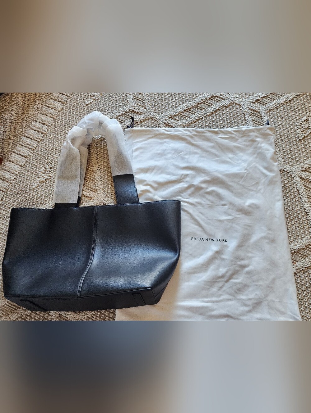 Fréja  Lafayette Tote - Black - Original Dust Bag - Picture 4 of 7